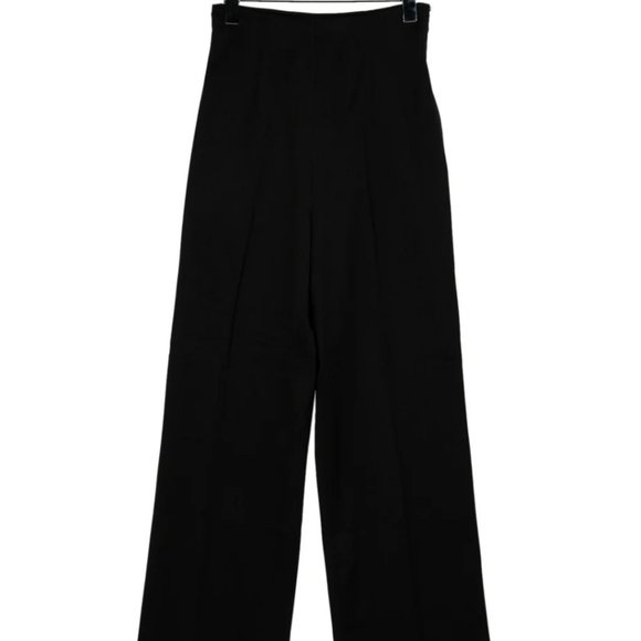 VTG 90's Christian Lacroix wide leg trousers/high waist wool pants Sz 42 Italy